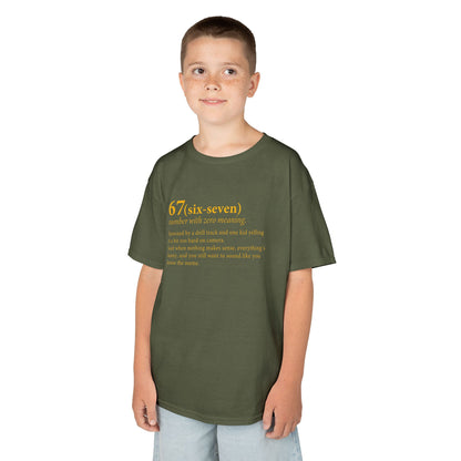 67 Six Seven Dictionary Kids Tee