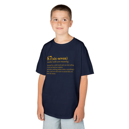 67 Six Seven Dictionary Kids Tee