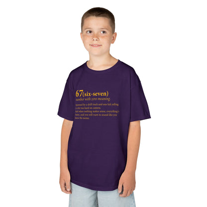 67 Six Seven Dictionary Kids Tee